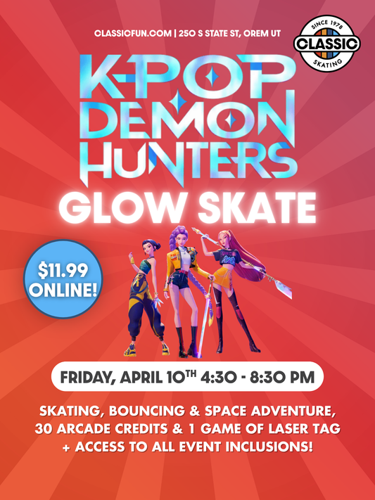 KPOP Demon Hunters GLOW EDITION Skate Night