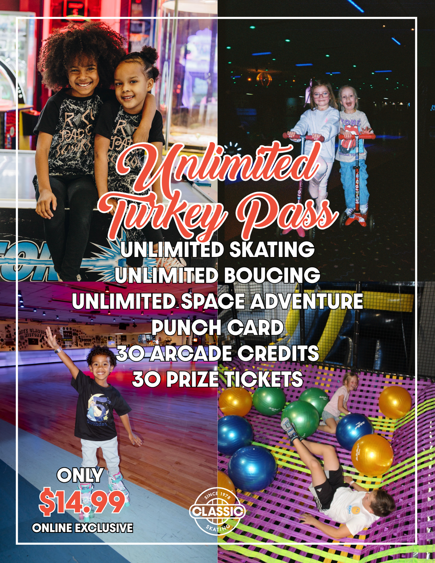 Unlimited Turkey Pass (Thanksgiving Break 2025)