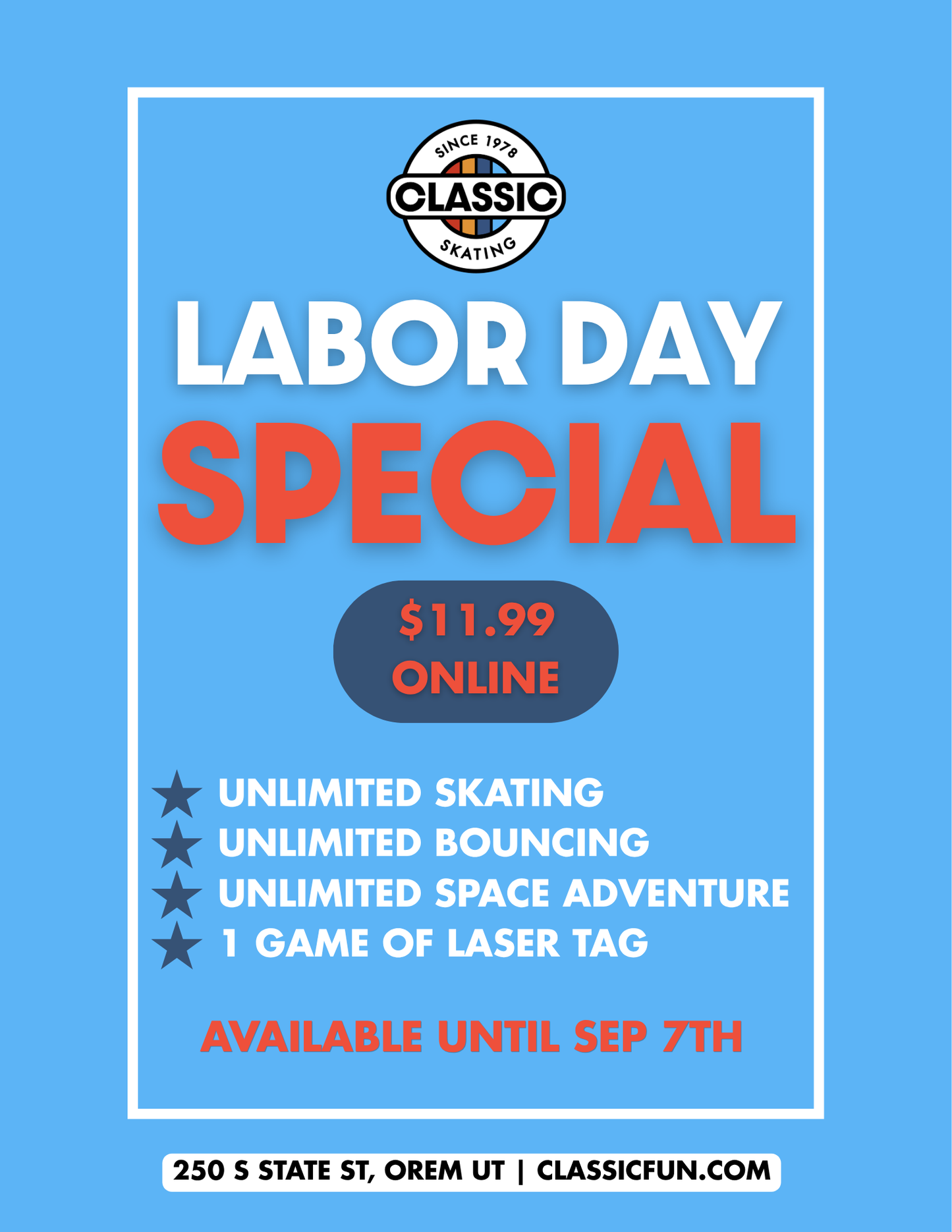 Labor Day Special