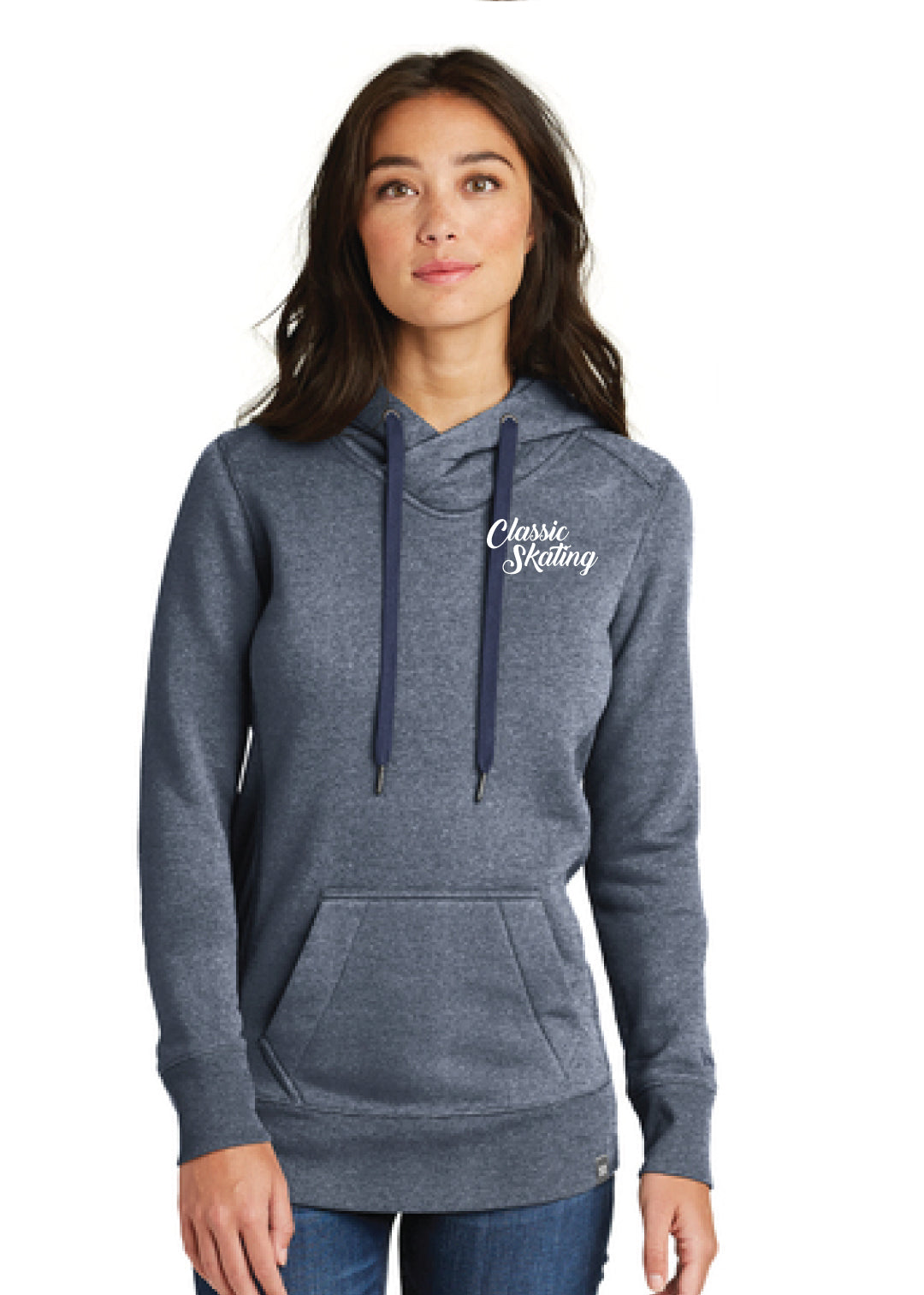 Classic Skating Embroidered Hoodie Option 1 (Ladies Fit)