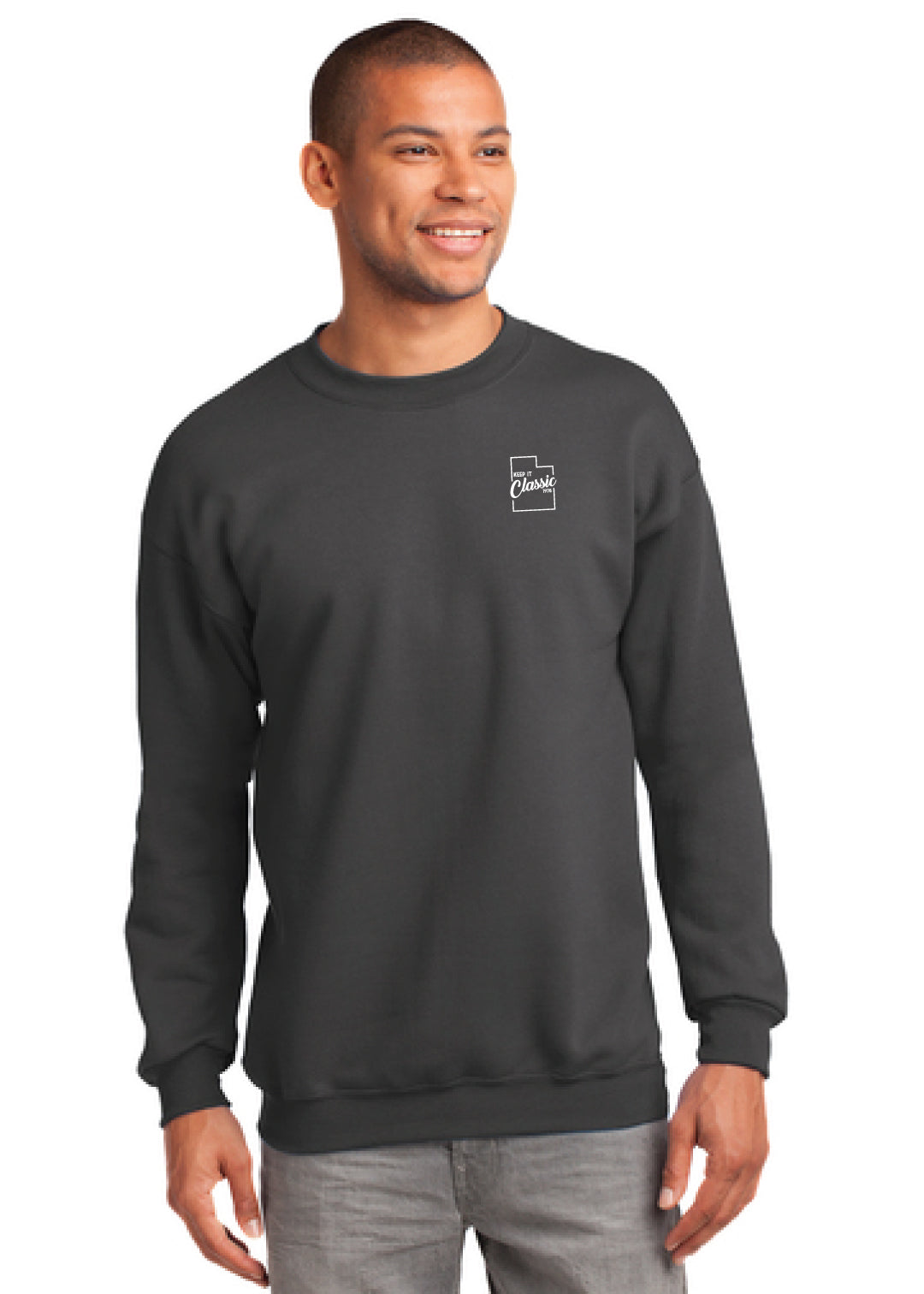 Keep It Classic Utah Embroidered Crew Option 1