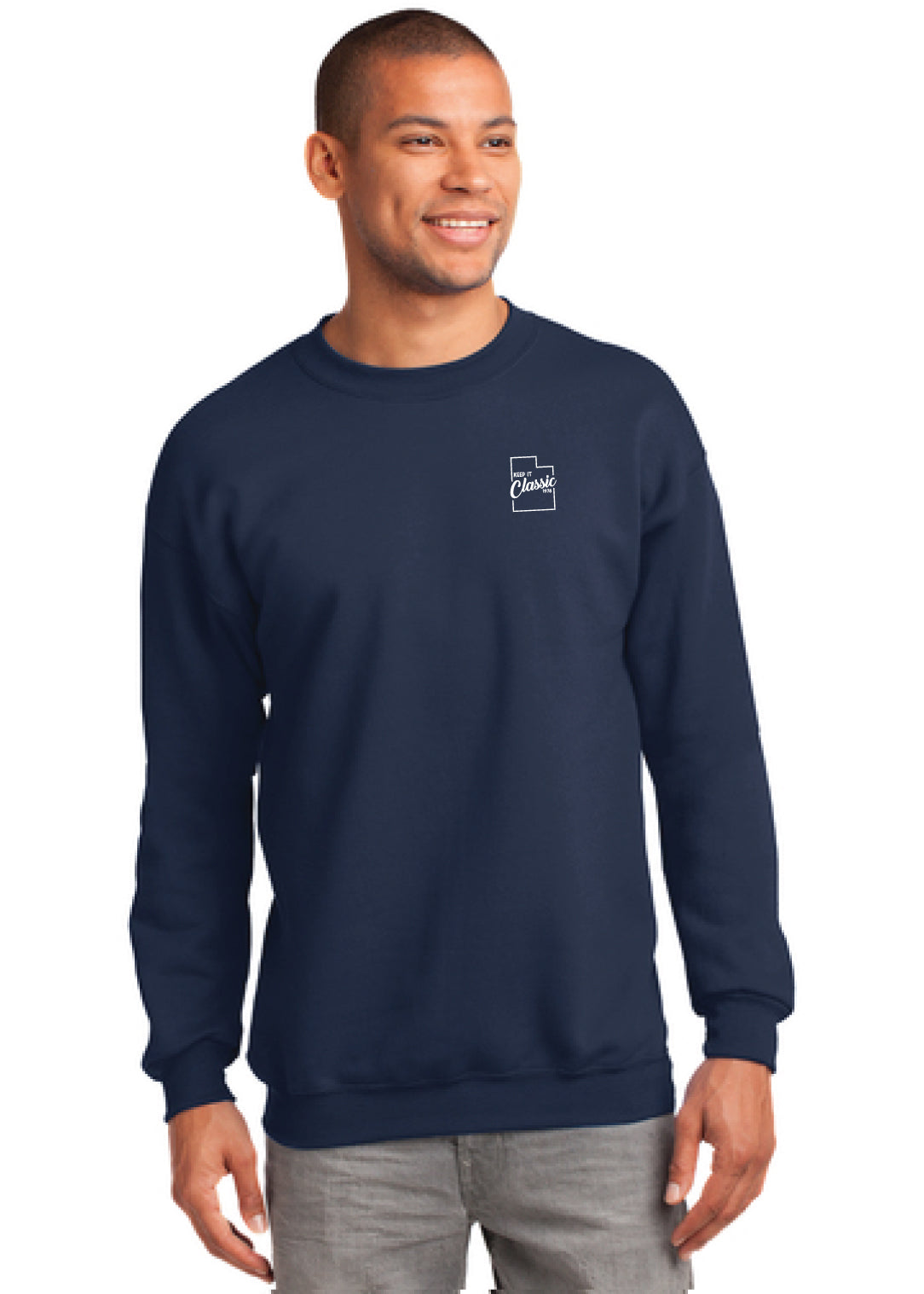 Keep It Classic Utah Embroidered Crew Option 1